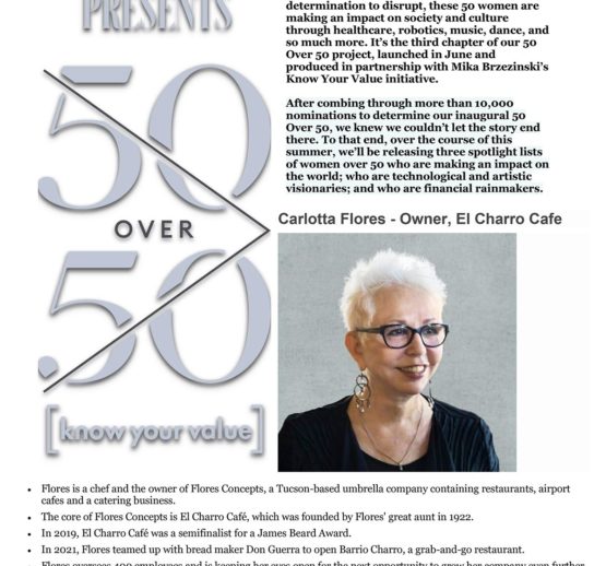 Forbes "50 Over 50" VISION